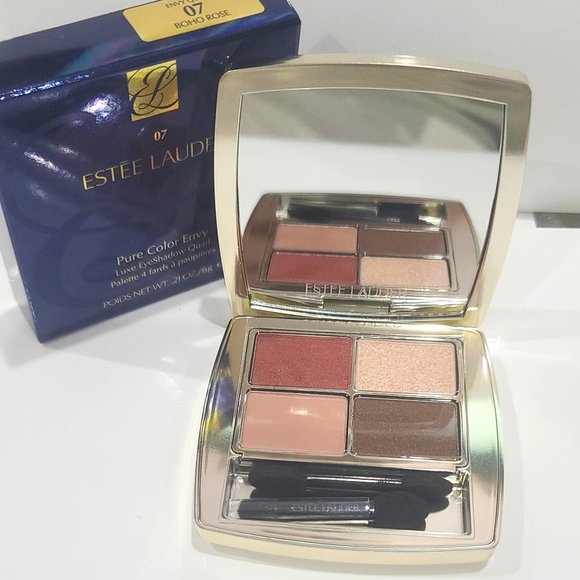 SALE! ✅ Estée Lauder BOHO ROSE (07) Pure Color Envy Luxe EyeShadow Quad ✨ BNIB - Picture 5 of 6